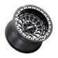 Metal FX Delta R Beadlock | Satin Black Contrast Cut