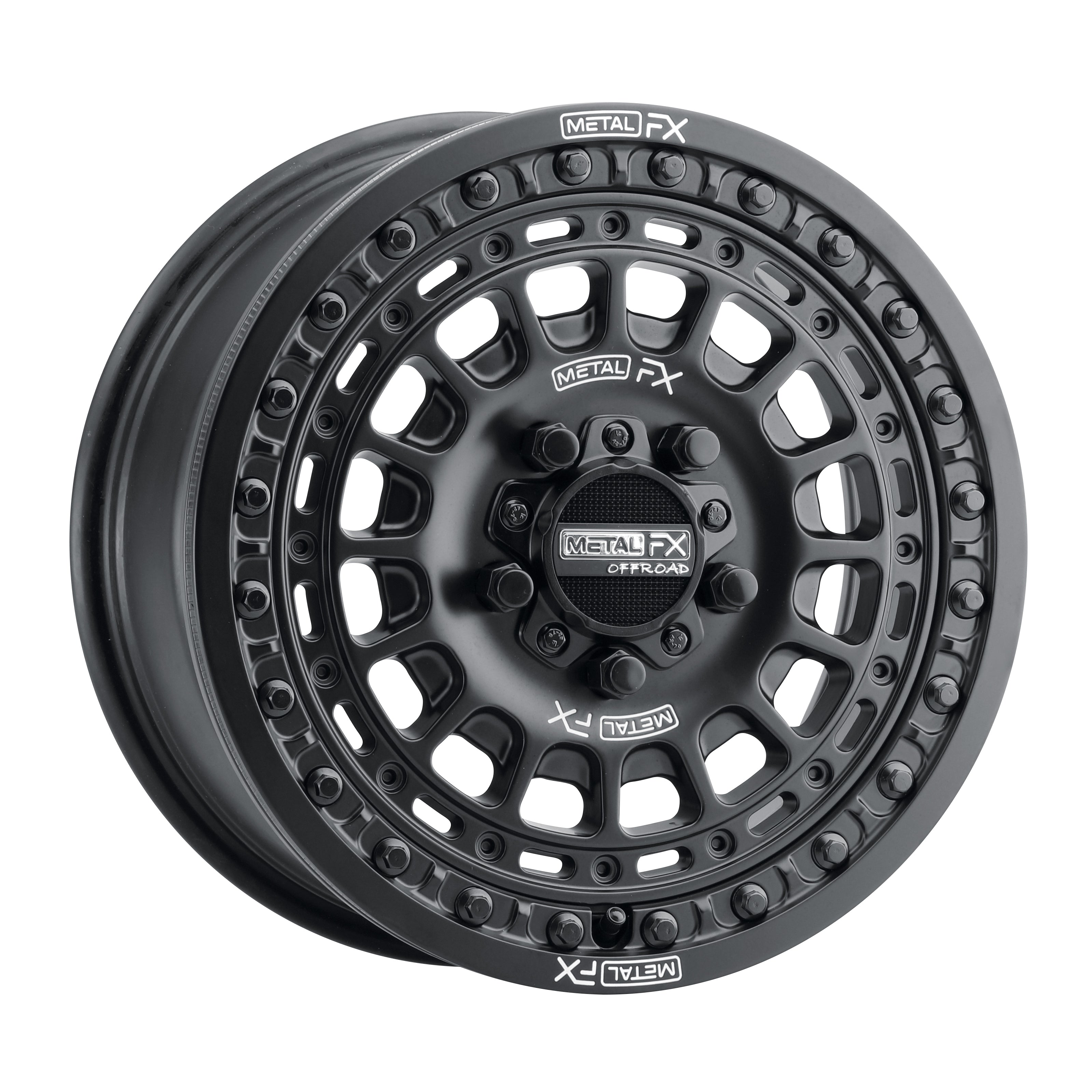 Hitman R Beadlock - Satin Black | Metal FX Offroad - Truck Wheels ...