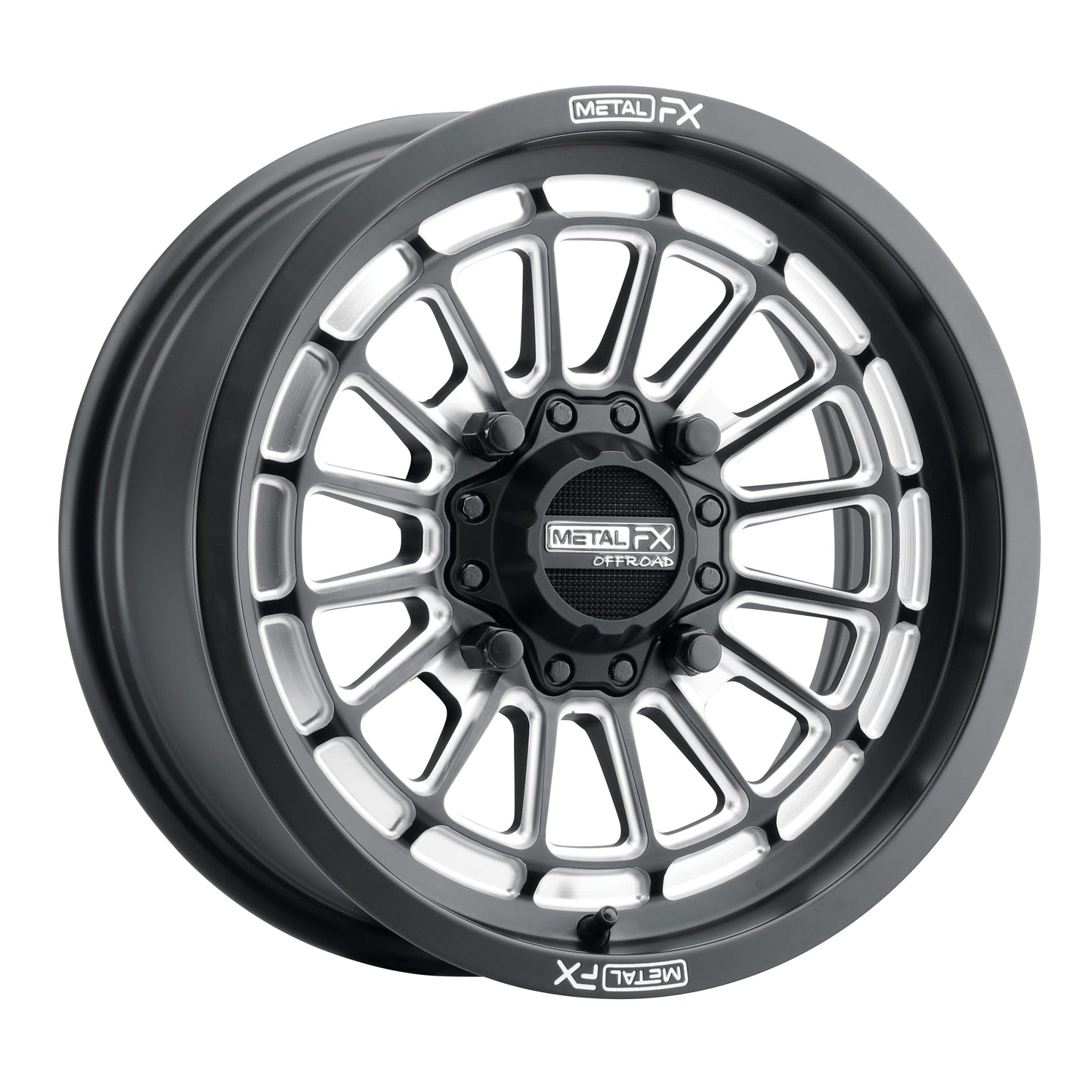 Metal FX Delta Non-Beadlock | Satin Black Contrast Cut